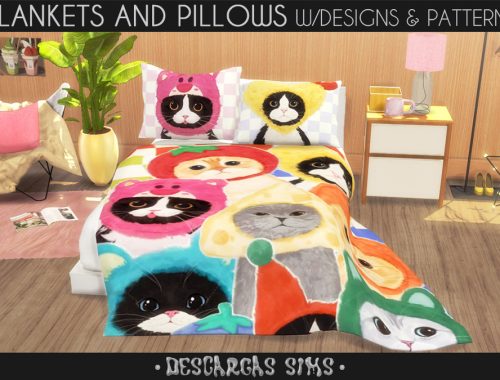 Blankets And Pillows (With Designs & Patterns)