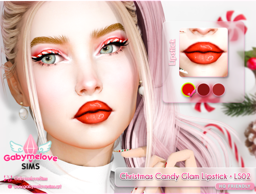Christmas Candy Glam Lipstick • LS02