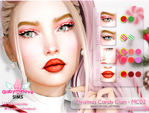 Christmas Candy Glam Makeup Collection • MC02