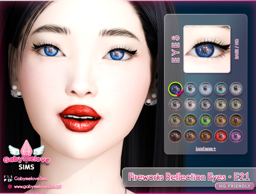 Fireworks Reflection Eyes • E21, contact lenses