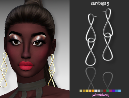 johnnieleemj Earrings 5(Double Infinity Earrings)