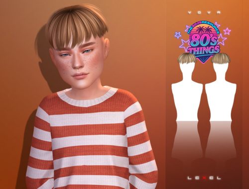 LEXEL - Vova 80s male bowl haircut (child hairstyle)