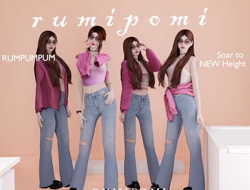 RumPumPum_Pink Hoodies Aespa