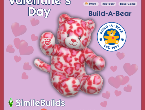 The Sims 4: Valentine's Day 💝 Build-A-Bear Gift
