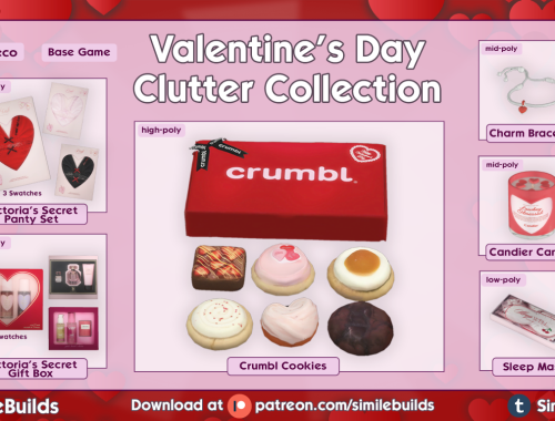 The Sims 4: Valentine's Day 💘 Clutter Collection