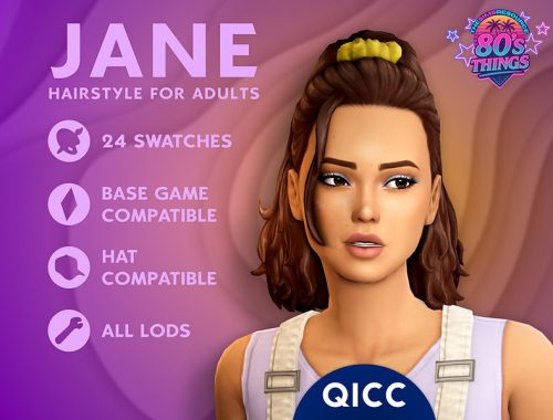 80's Things - Jane Hair
