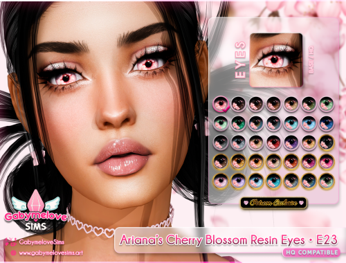 Ariana’s Cherry Blossom Resin Eyes • E23 | Early Access (Patreon)