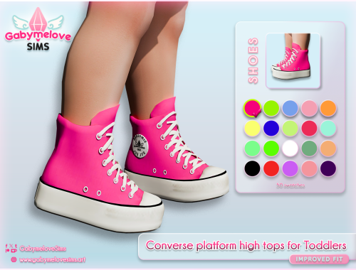 Converse Platform High Tops (Toddler) • CF Edition — Mesh & Fit Update