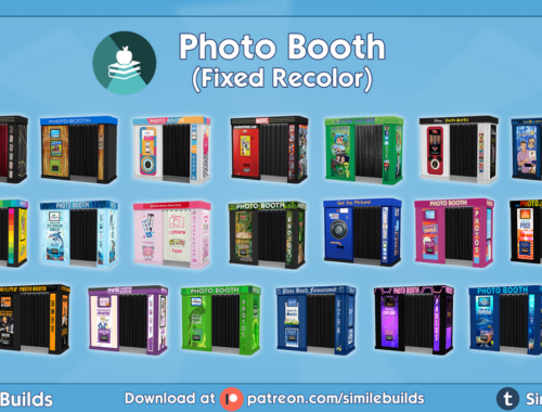 The Sims 4: Photo Booth 📸 Fixed Recolor