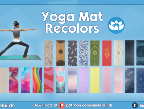 The Sims 4: Yoga Mat Recolors