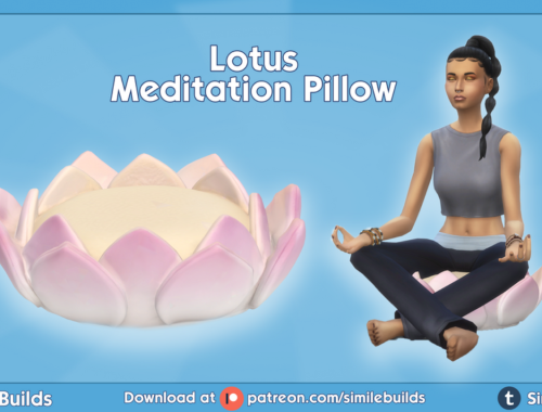 The Sims 4: Lotus 🪷 Meditation Pillow