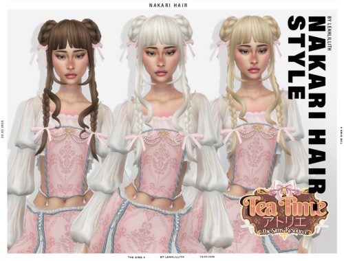 Tea Time Atelier Nakari Buns with Braids Hairstyle