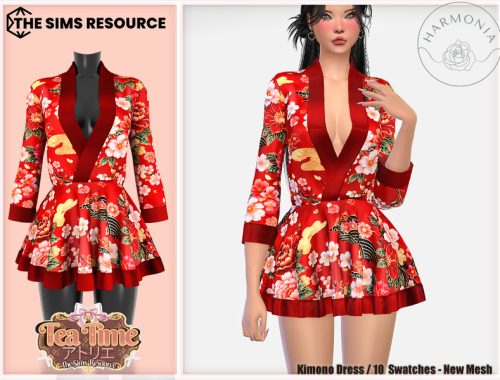 Tea Time - Kimono Dress