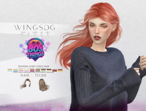 WINGS-TF1208-Flowing long curly hair