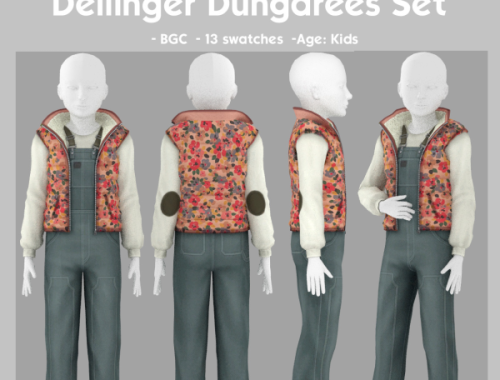 Dellinger Dungarees Set By Vintage-simmer