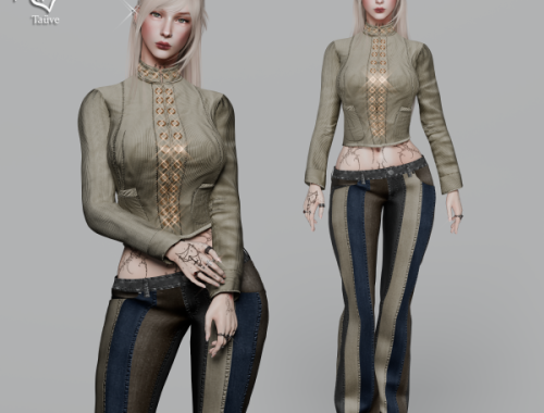 All Around Denim - Clothing Set By Tauve
