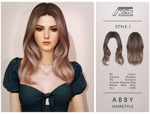 Abby - Style 1 (Hairstyle)
