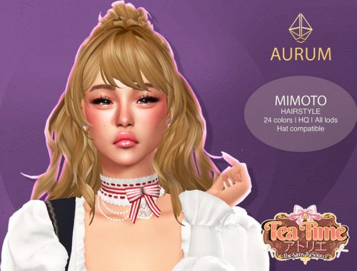 Aurum - Mimoto Half Updo Long Hairtysle