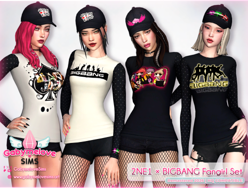 Kpop Outfit Set – 2NE1 × BIGBANG K-Pop FanGirl Clothing (Remastered 2026)