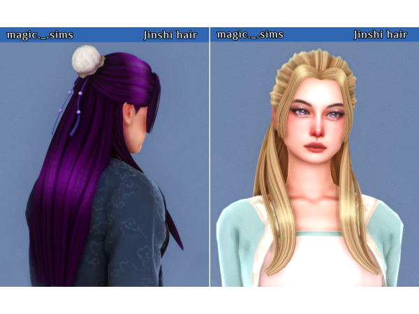 Jinshi Hair - Magic._.Sims