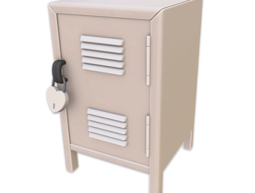 Comiko - Kids Bunny Bedroom Locker