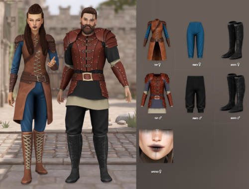 Fantasy Kingdom Leather Armour Lookbook