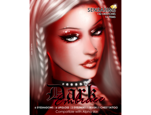 🥀dark Embrace Makeup Collection 🖤