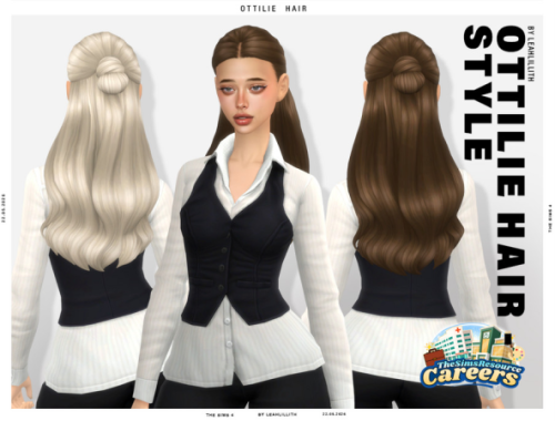 Careers Collection Ottilie Half-up Bun Hairstyle