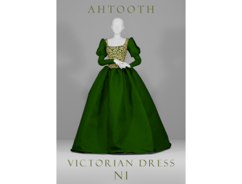 Victorian Dress N1 By Ahtooth