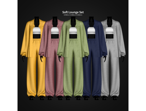 Soft Lounge Set By Gorillax3