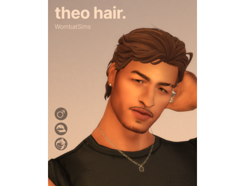 Theo Hair By Wombatsims