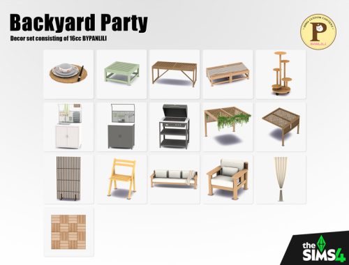 Ackyard Party Set By Panlili