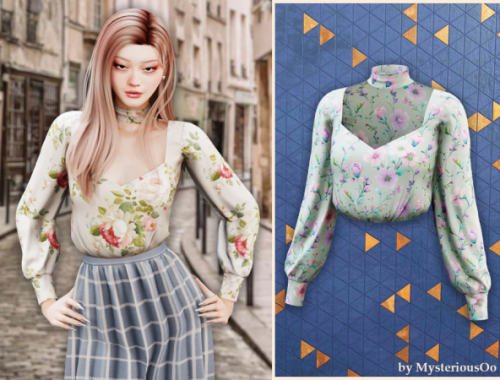 Floral Whisper Blouse By Mysteriousoo