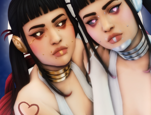 Fly Me To The Moon Cyberpunk Makeup Kit By Pralinesims