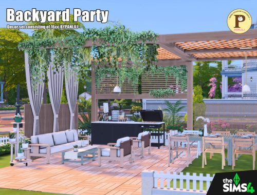 Ackyard Party Set By Panlili
