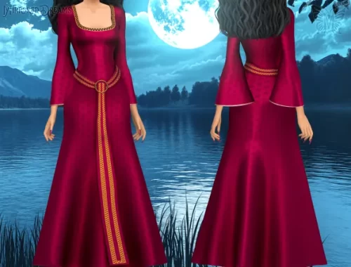 Mãe Gothel Dress Enrolados