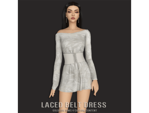 Goldfish Laced Belt Dress