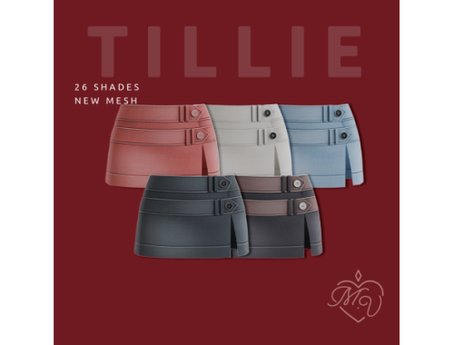 Tillie Skirt By Miss.valentine