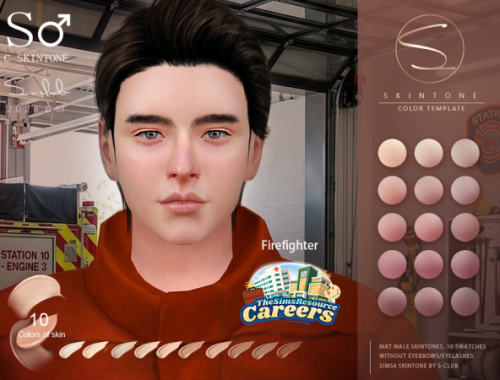 S-club Male Skintones - Careers Collection By S-club