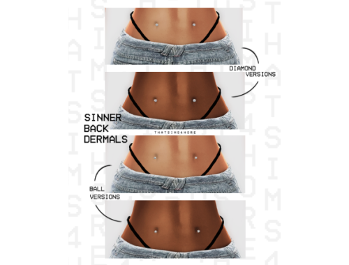 Sinner Back Dermals By Thatsims4hore