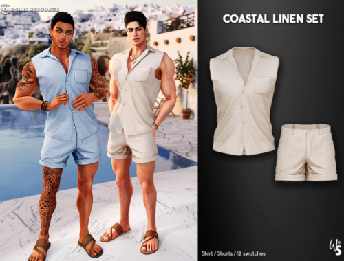 Coastal Linen Set For Men