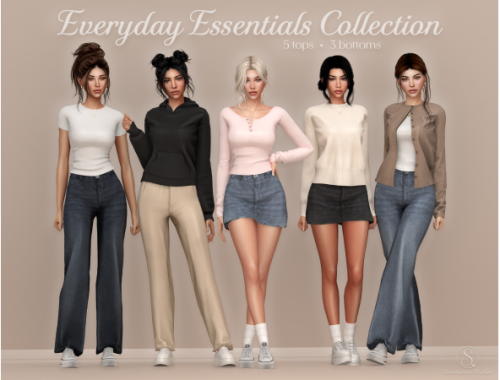 Everyday Essentials Collection By Simsessentials