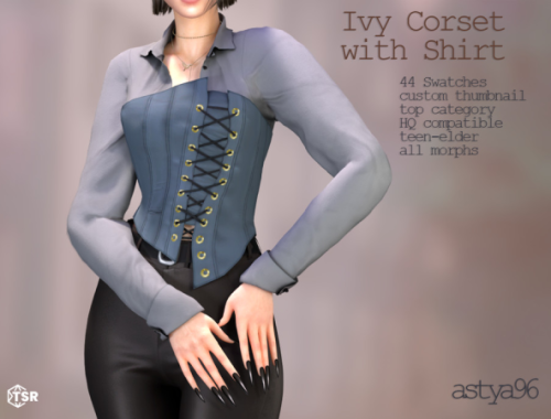 Ivy Corset With Shirt By Astya96cc