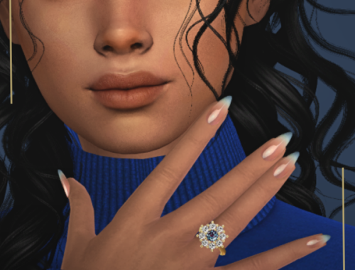 Diamond Flower Ring