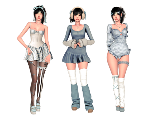 Really Random Blue Themed Lookbook By Bunnimiow