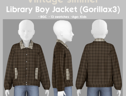 Library Boy Jacket By Vintage-simmer