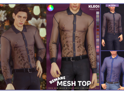Peach | Mesh Top Remake