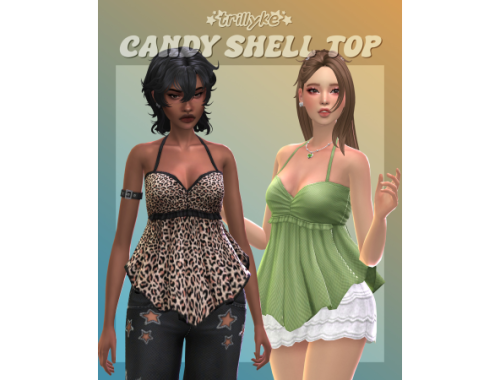 Candy Shell Top By Trillyke