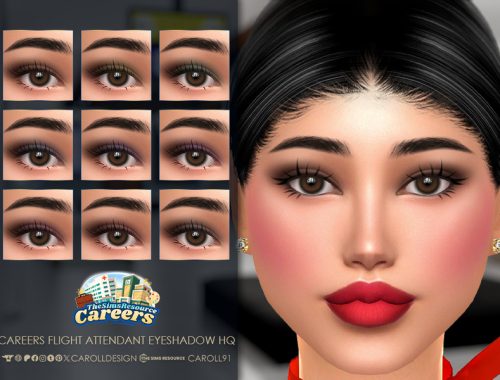 Careers Flight Attendant Eyeshadow HQ