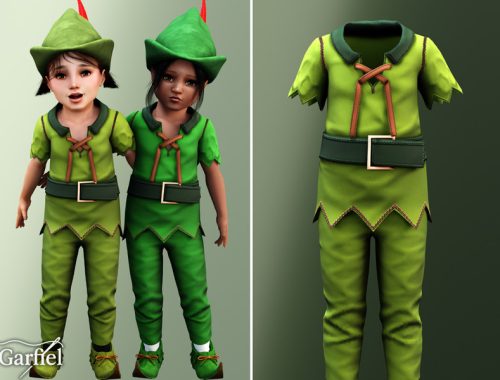 Toddler - Storybook adventurer costume with belt and tunic